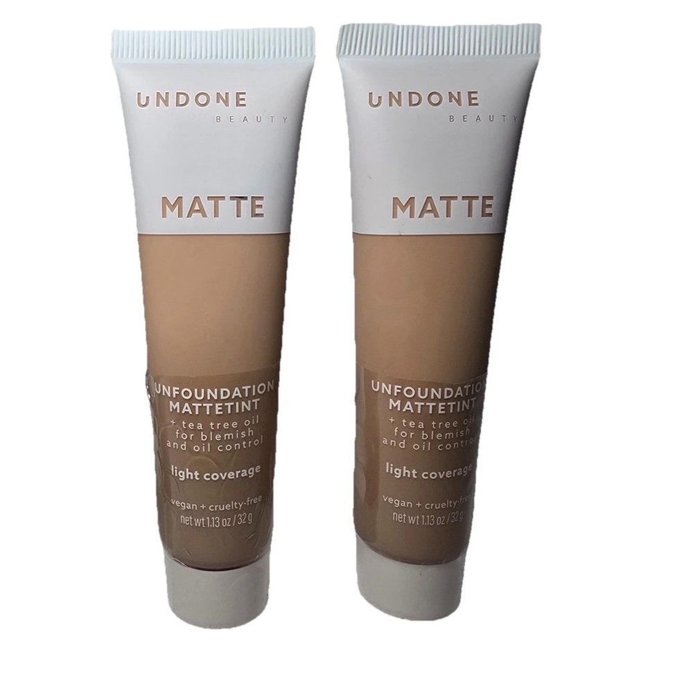 2 Undone Beauty Unfoundation Matte Tint Light Coverage #445 Sand Medium